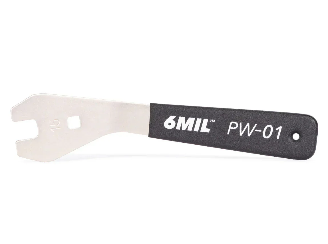 6MIL 6MIL PW-01 Pedal Wrench 15mm Professional Tool