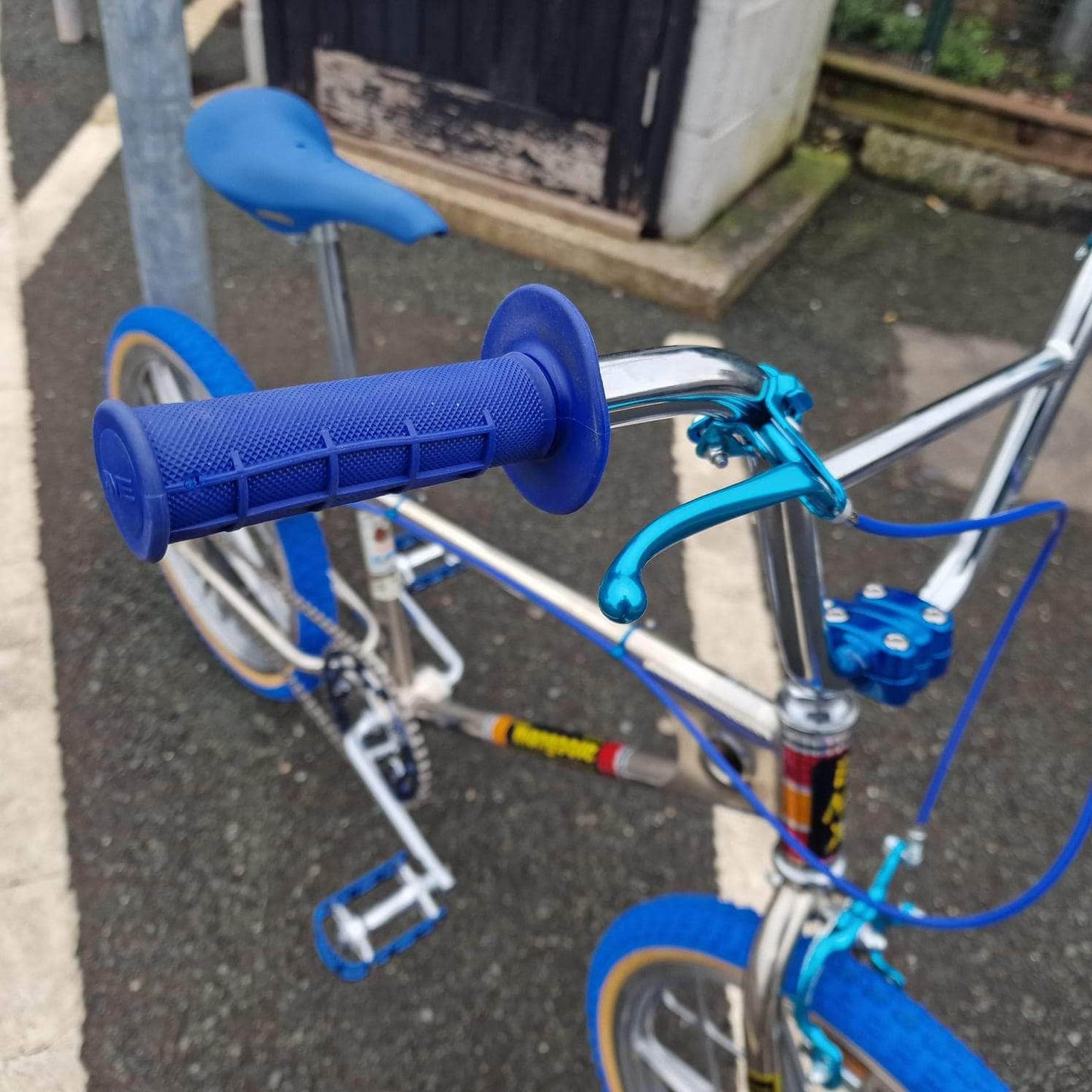 A'ME Old School BMX A'ME BMX Half Waffle Grips