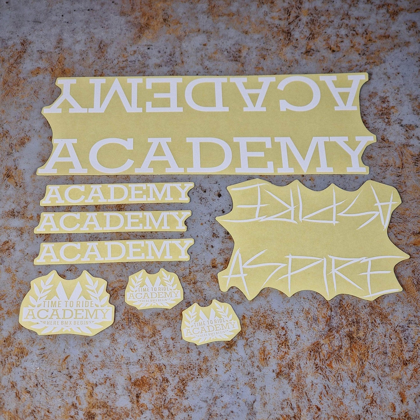 Academy BMX Parts Academy Aspire Frame and Fork Sticker Set