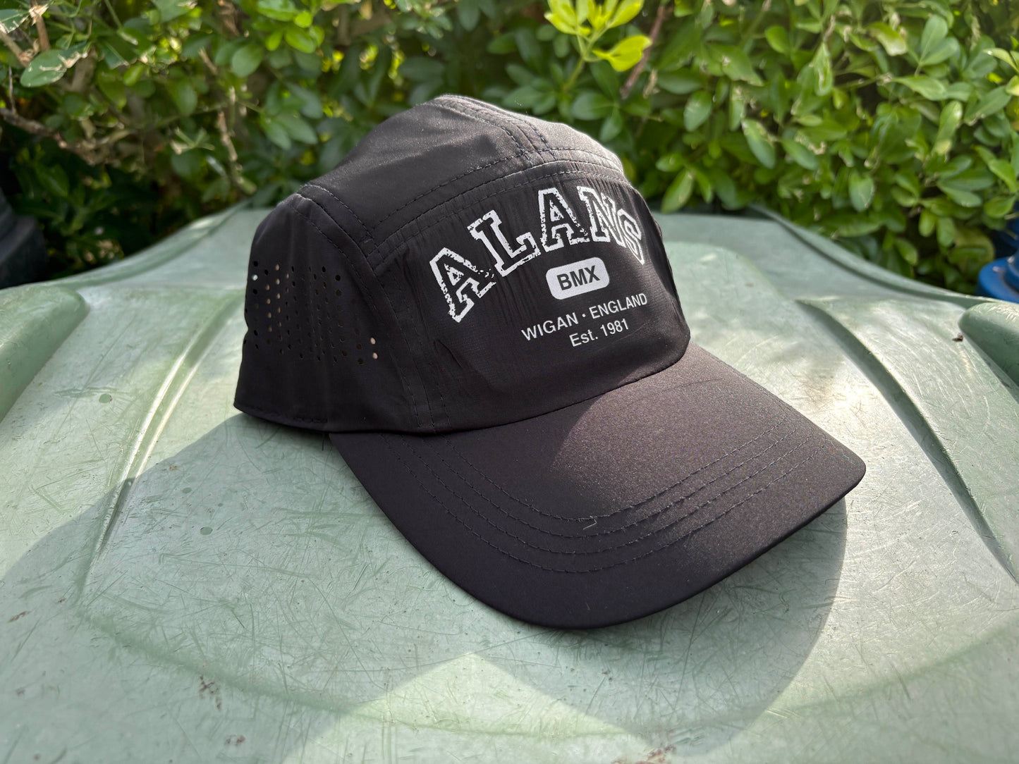Alans BMX Clothing & Shoes Black Alans BMX Collegiate Technical Running Cap Black