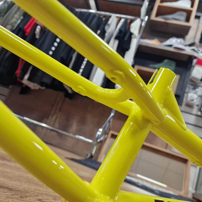 Autum Bikes BMX Parts Autum Bikes Blitz V3 Flatland Frame w/ Removable Brake Mounts Luminous Yellow