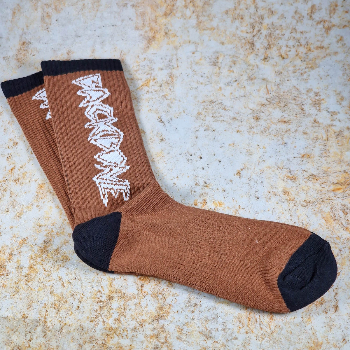Backbone Clothing & Shoes UK 6 - 12 / Brown Backbone Crew Socks