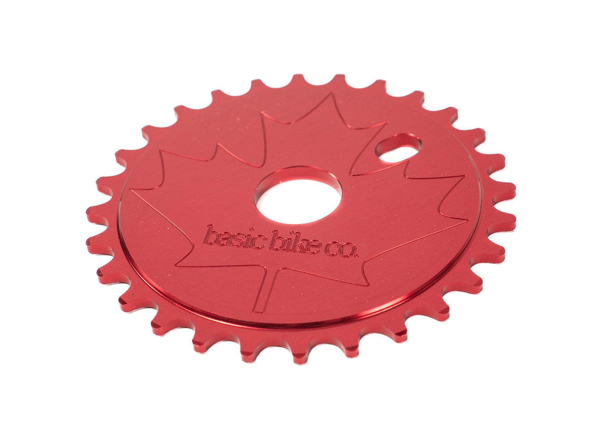 Basic Bike Co BMX Parts Red / 28T Basic Bike Co Maple Sprocket