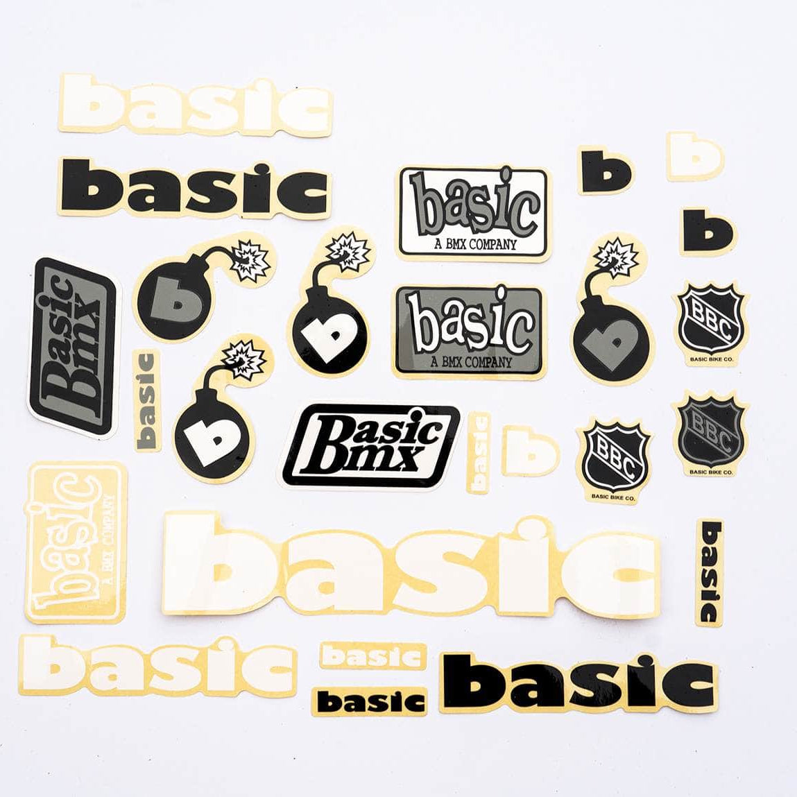 Basic Bike Co BMX Parts Basic Bike Co Sticker Pack