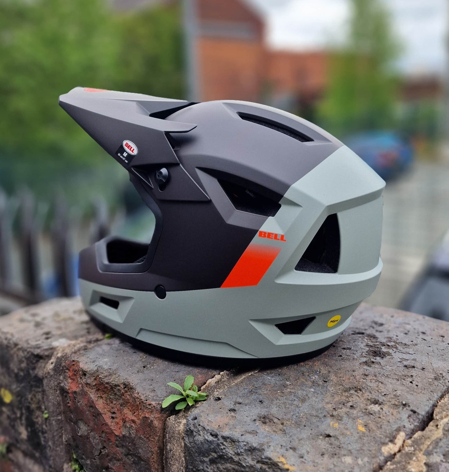 Bell BMX Racing Bell Sanction 2 Full Face Helmet DLX Mips Blip Rootbeer