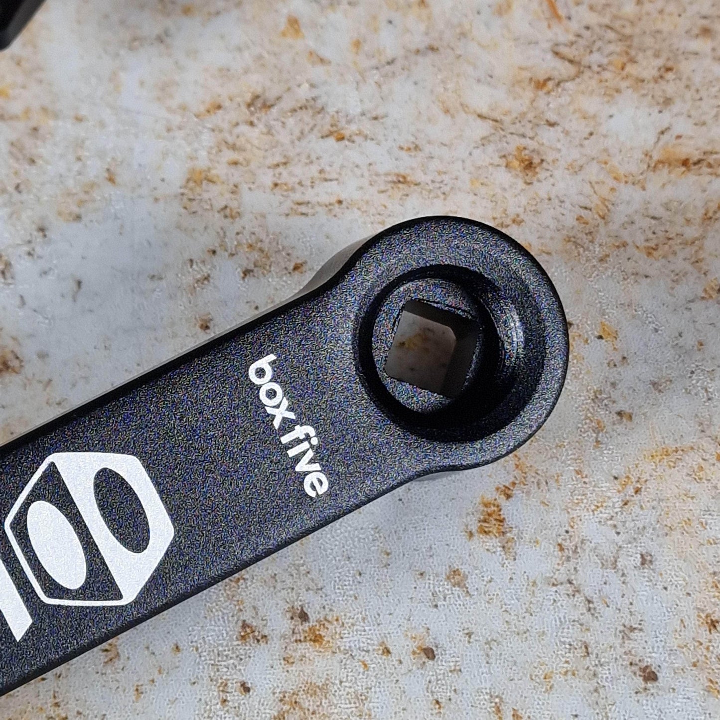 Box BMX Racing Box Five Square Taper Alloy Race Cranks Black