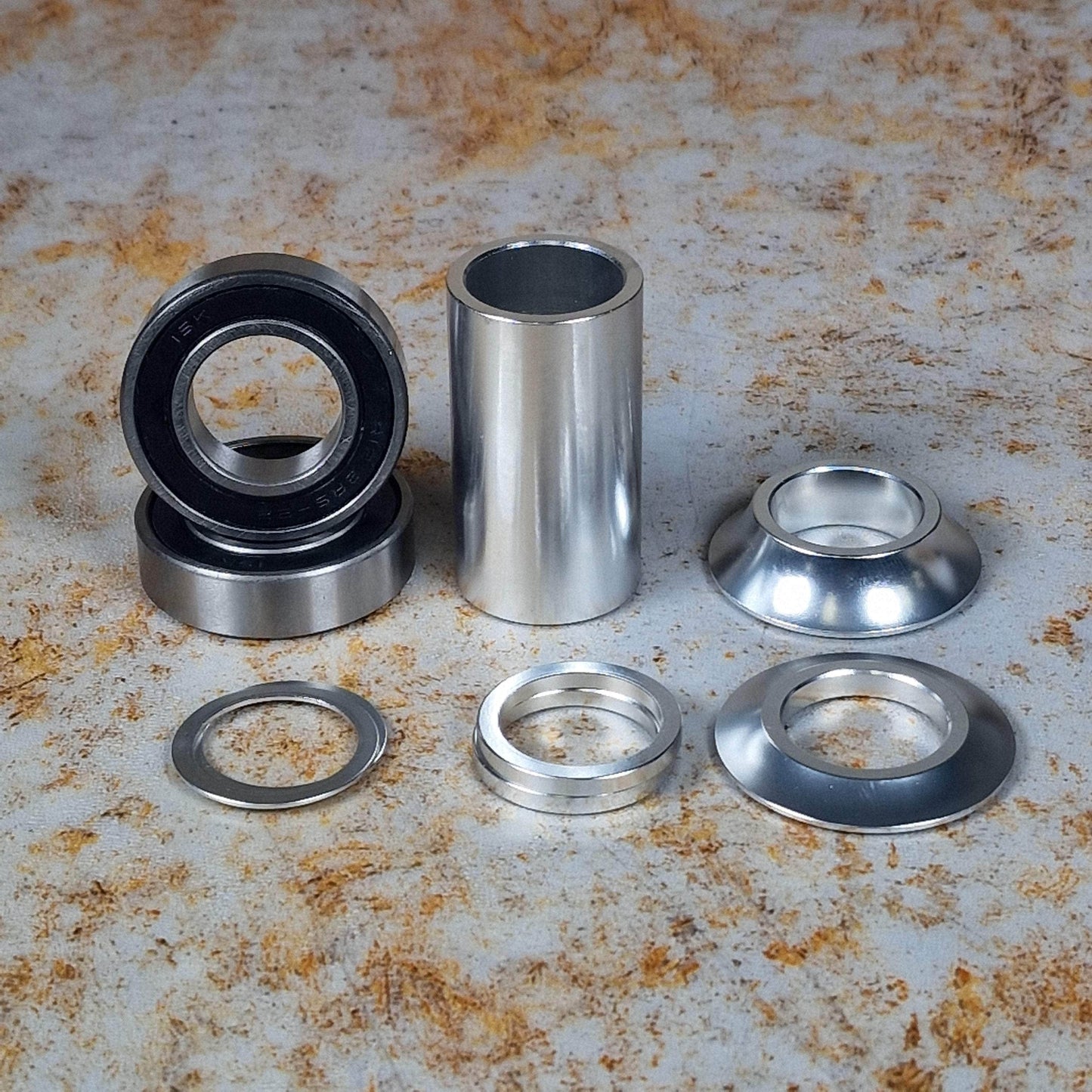 BSD BMX Parts 22mm / Polished BSD Substance Mid Bottom Bracket