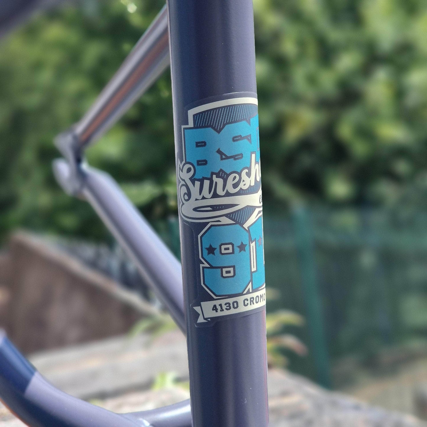 BSD BMX Parts BSD Sureshot Frame Blue Groove