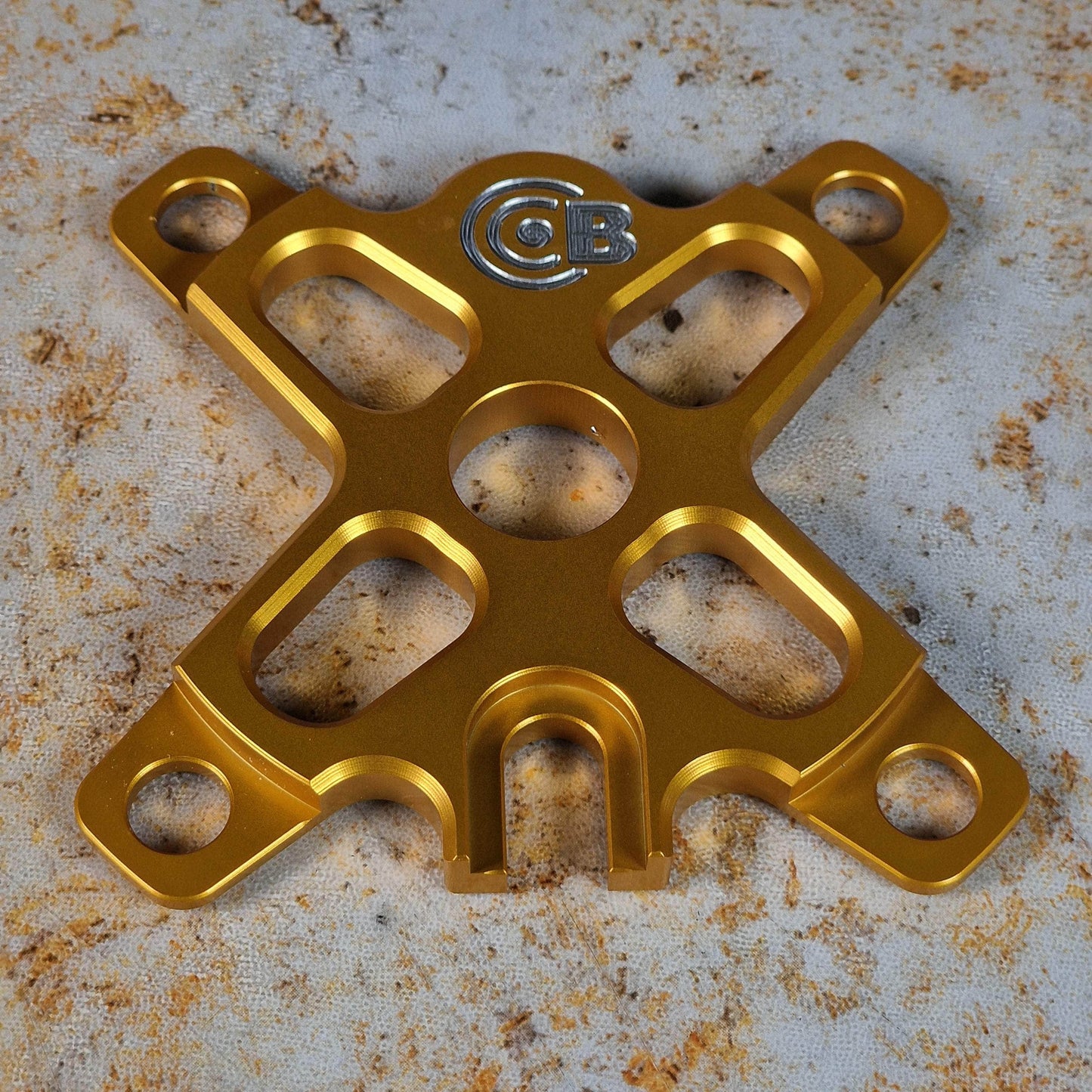 Bullseye BMX Racing Gold Bullseye DNA 4 Arm Spider