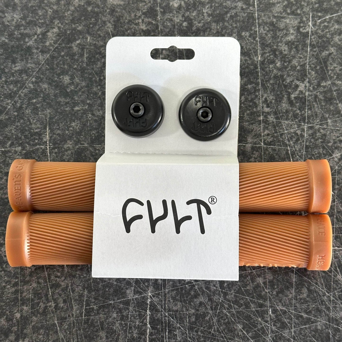 Cult BMX Parts Gum Cult Begin Heavens Gate Grips