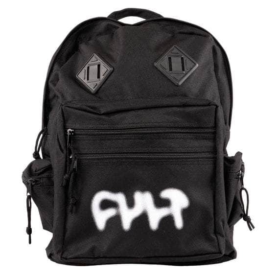 Cult Clothing & Shoes Black Cult Blurred Backpack Black