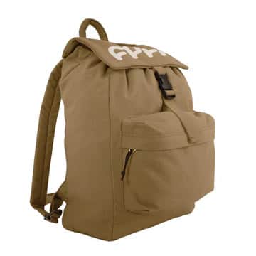Cult Clothing & Shoes Tan Cult BMX Thick Logo Stash Backpack Tan