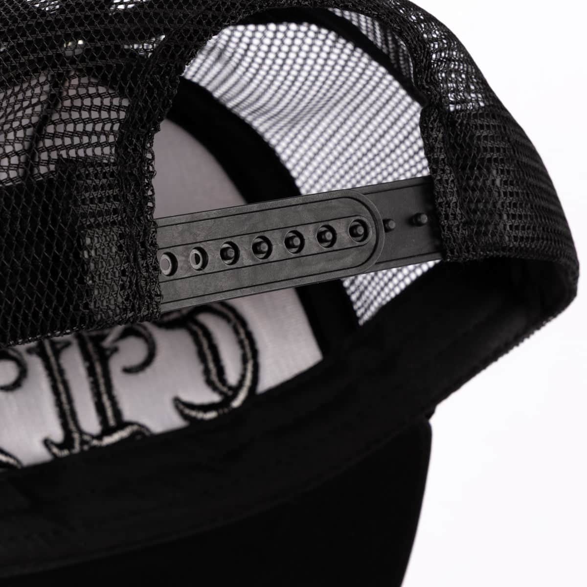 Cult Clothing & Shoes Black Cult Old English Trucker Cap Black