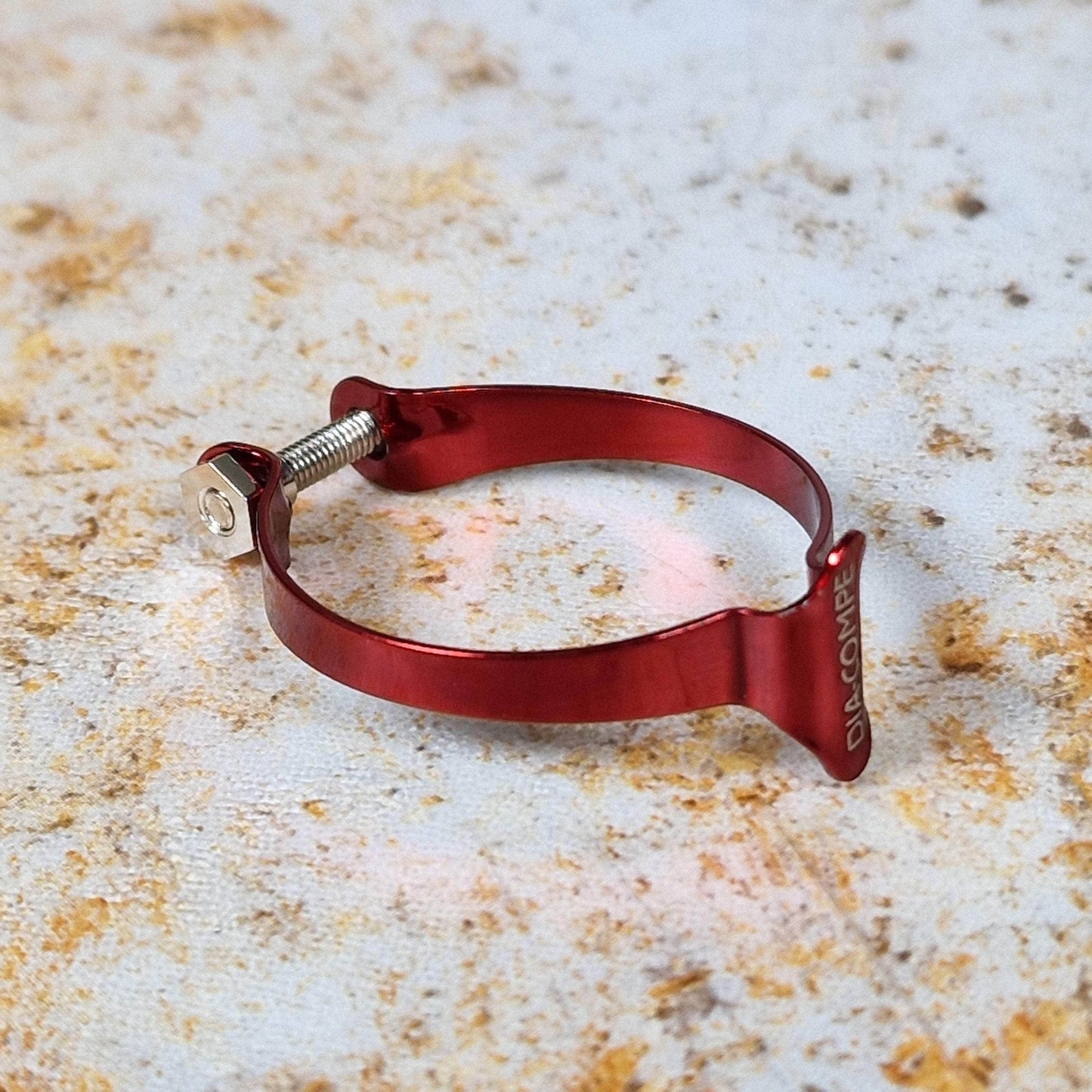 Dia-Compe Old School BMX Dia-Compe Frame Brake Cable Clamp Red
