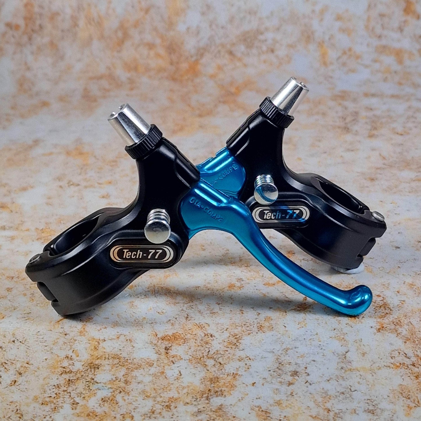 Dia-Compe BMX Parts Blue Dia-Compe Tech-77 Potts Brake Levers Pair