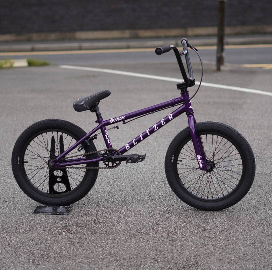 Division Blitzer 18 Inch BMX Bike Metal Purple | Alans BMX