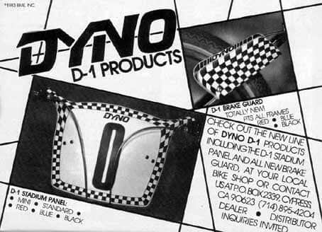 Flite Old School BMX Dyno D-1 Stadium Checker Number Plate