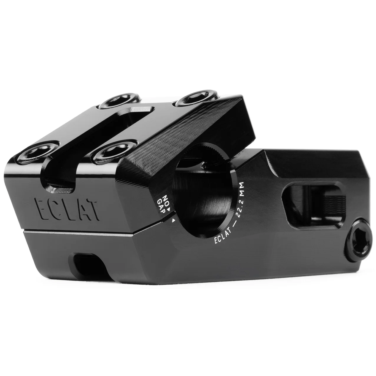 Eclat Felix Attacco Manubrio Bici – Diametro 25,4 Mm – Lunghezza 48 Mm – Sterzo 1-1/8 – Nero - Foto 1