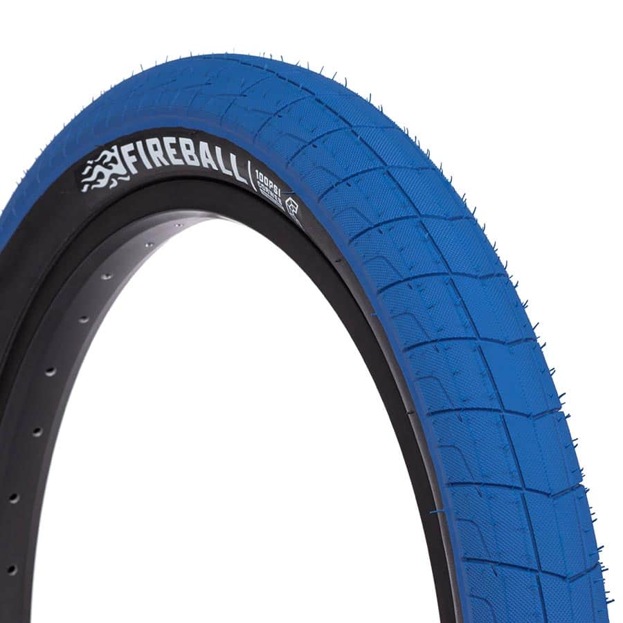 Eclat BMX Parts Blue w/ Black Sidewall / 20 x 2.40 Eclat Fireball Tyre