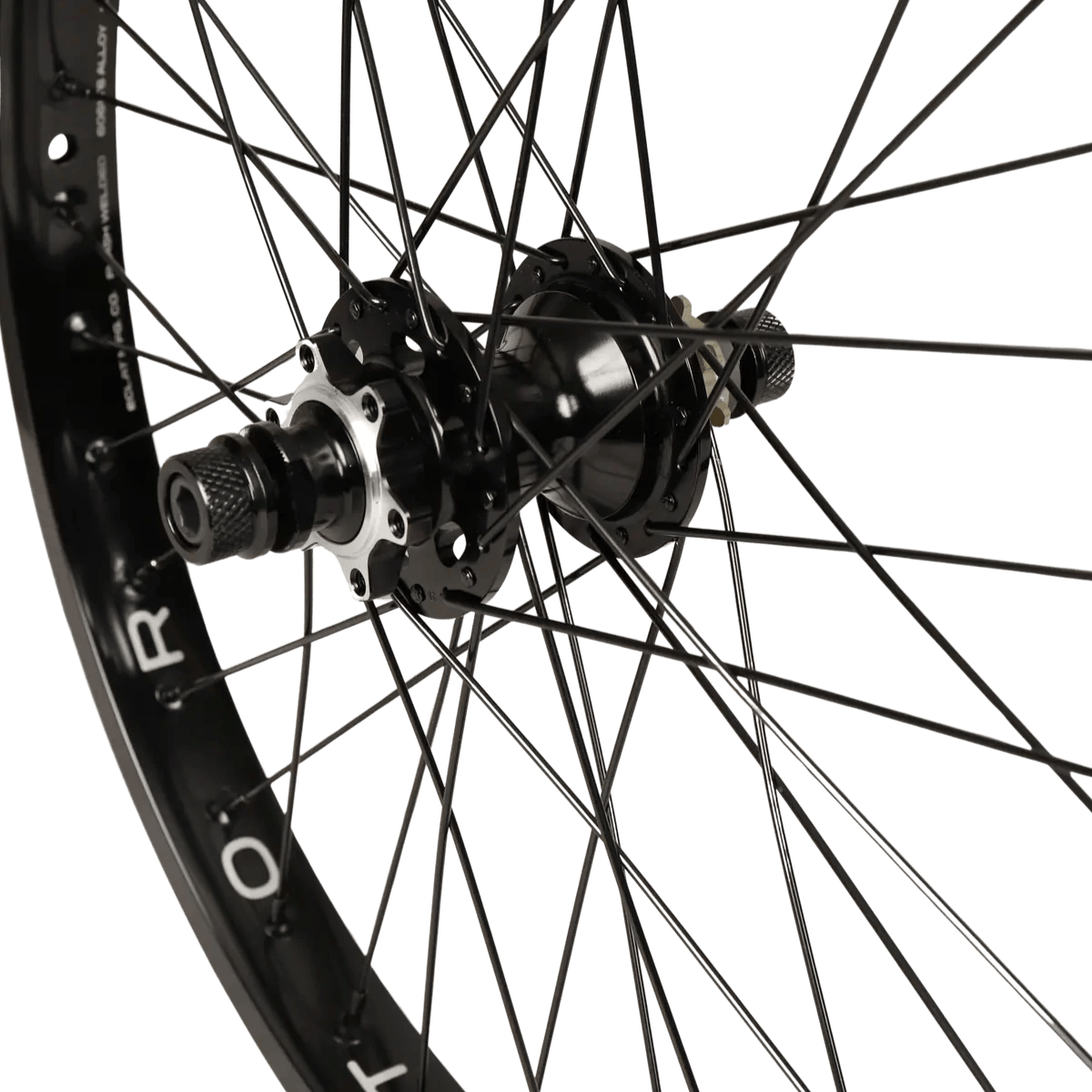 Eclat BMX Parts Black / RHD Eclat Locator / Exile Disc Cassette Rear Wheel