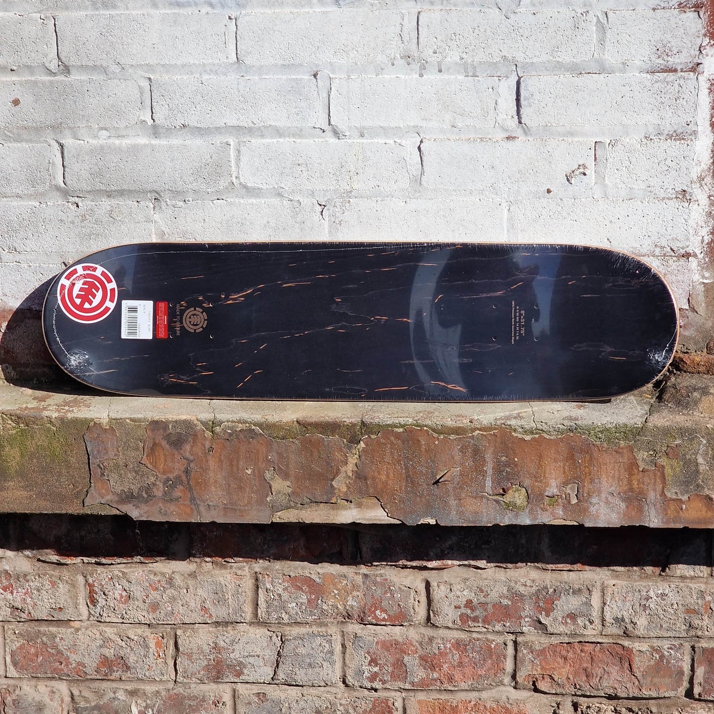 Element Skateboards Element Seal Black Team Skateboard Deck