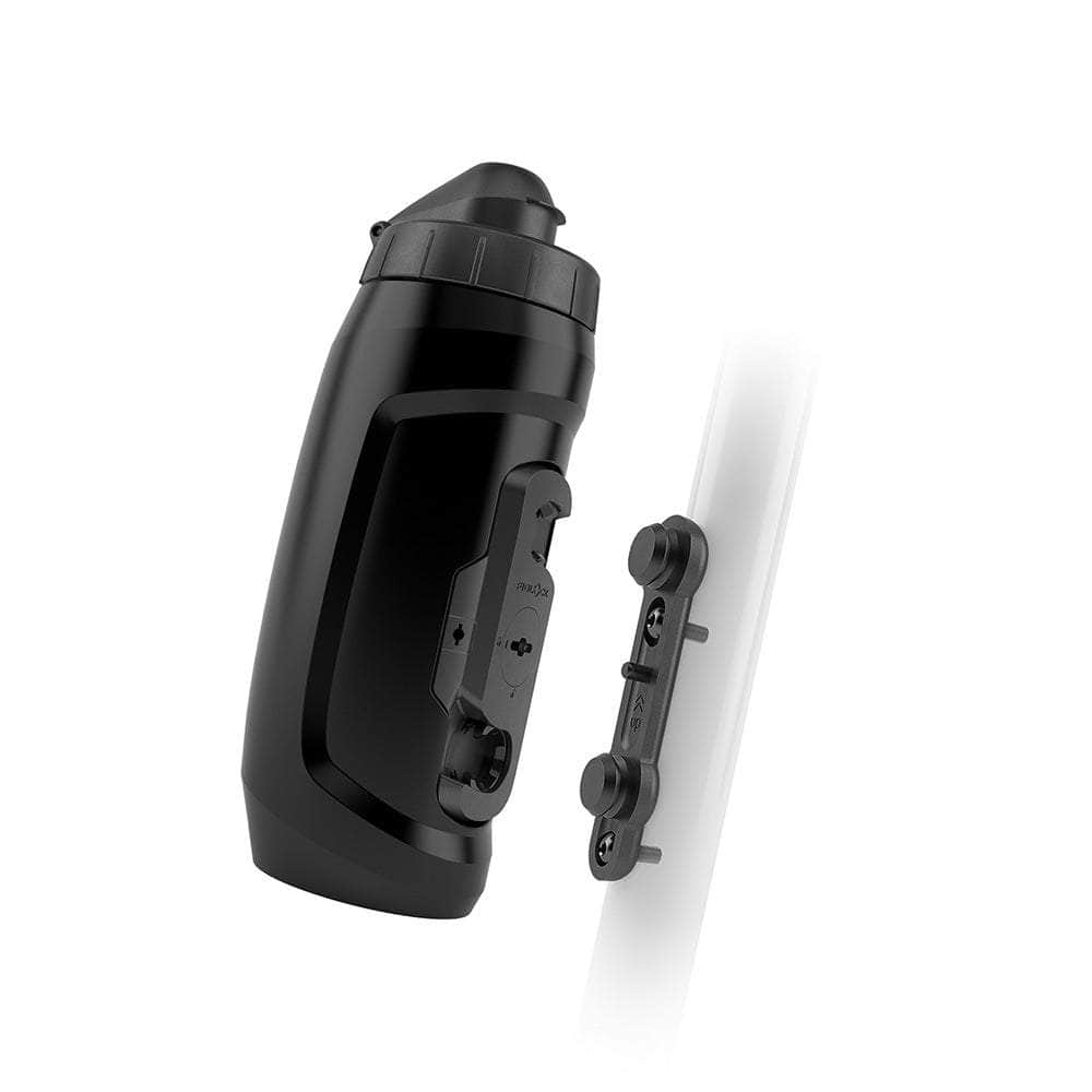 Alans BMX Solid Black Fidlock Twist Bottle with Base 590ml