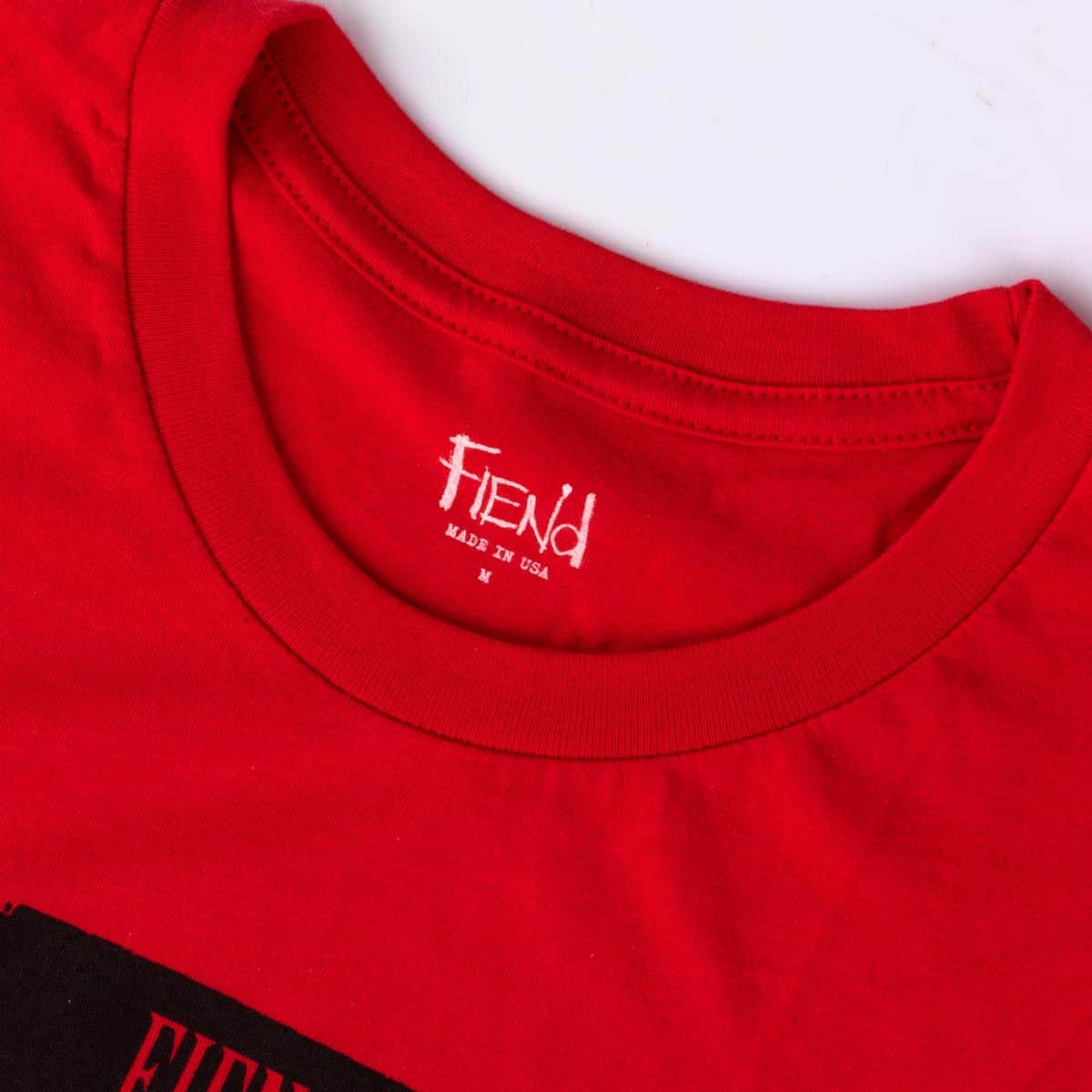 Fiend Clothing & Shoes Fiend Mills The World Is Yours T-shirt Red