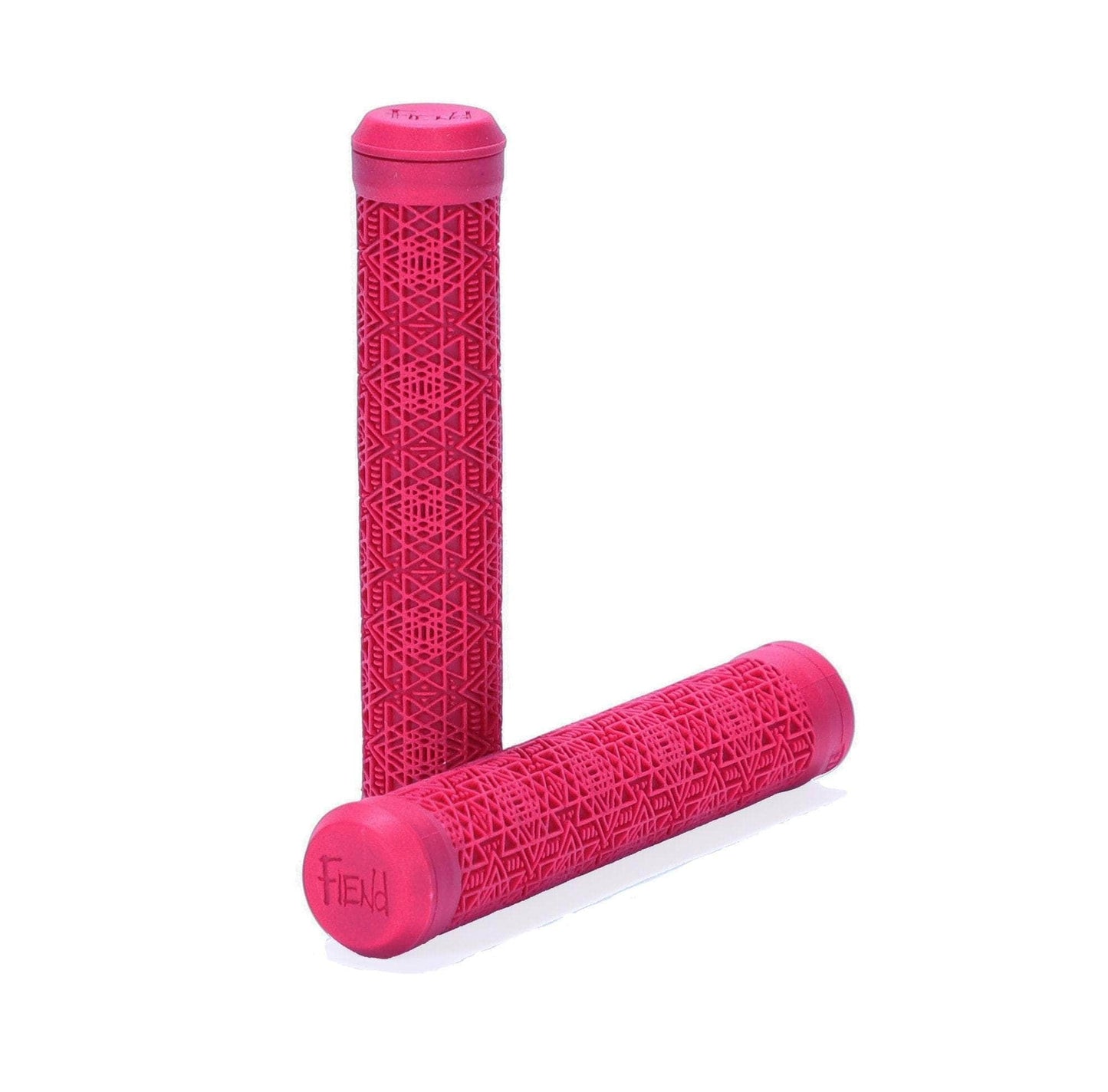 Fiend BMX Parts Bright Red Fiend Palmere Flangeless Grips