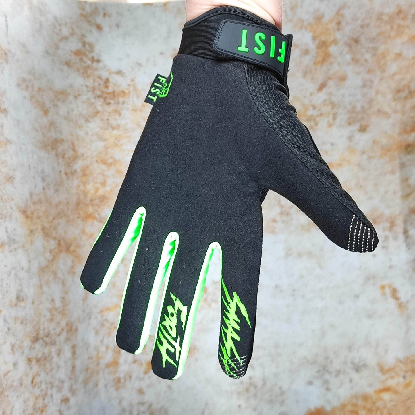 FIST Protection FIST Handwear Stocker Gloves Black / Fluro Green