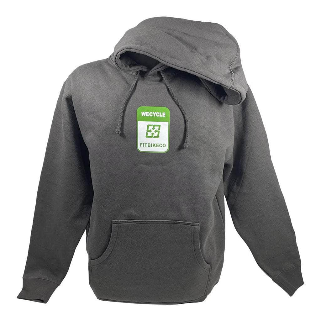 Fit Bike Co Clothing & Shoes Fit Bike Co We Cycle Heavyweight Hoodie Charcoal