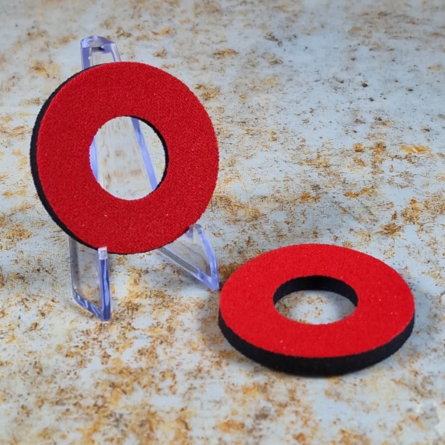 Flite Old School BMX Red Flite Original Old School BMX Grip Donuts