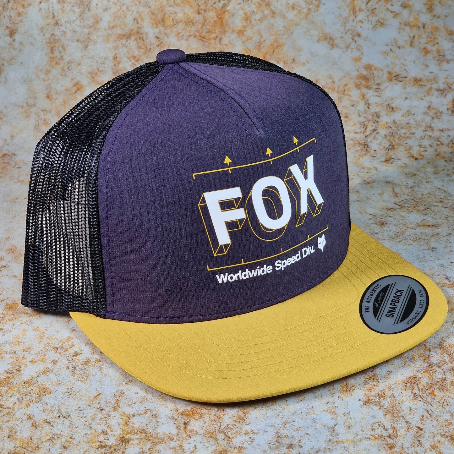 Fox Racing Clothing & Shoes Plum Perfect / One Size Fox Racing Image Print Snapback Trucker Cap Plum Perfect