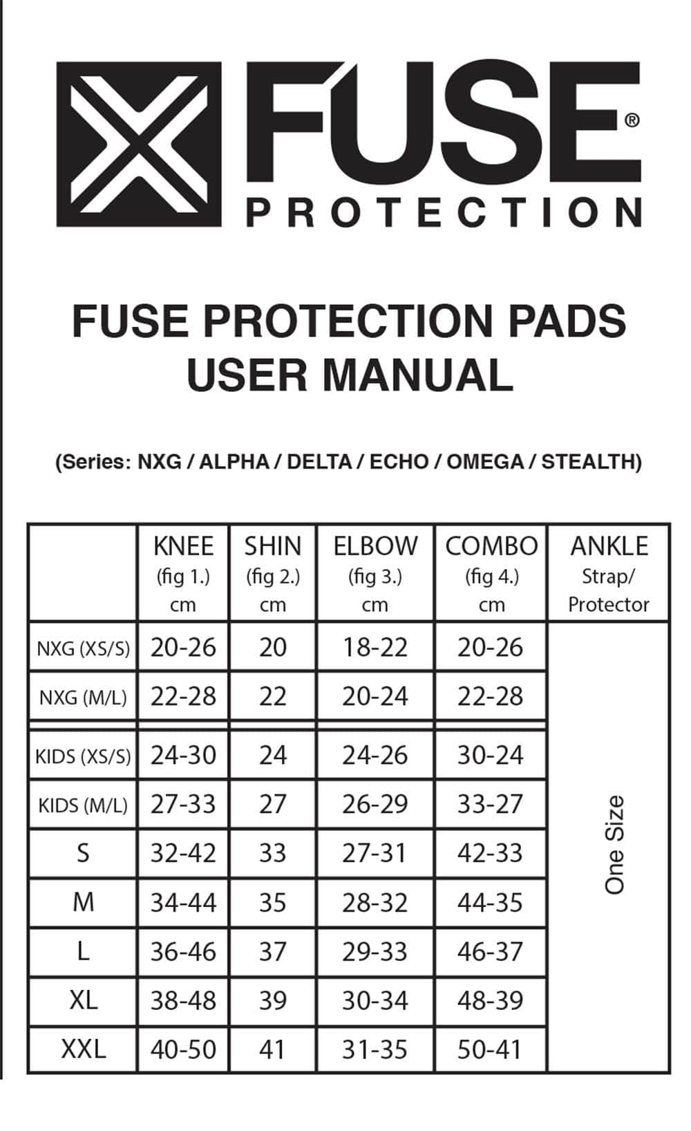 Fuse Protection Fuse NXG Kids Knee Pads