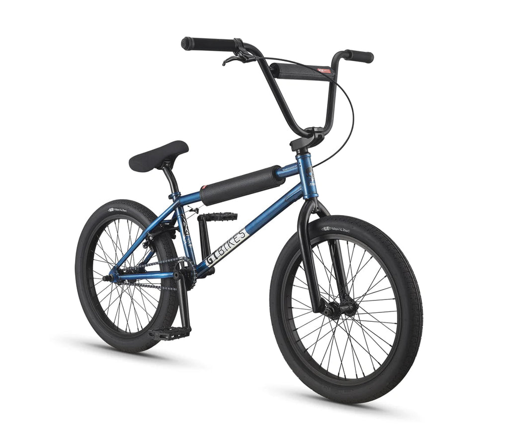 Blue gt shop bmx bike