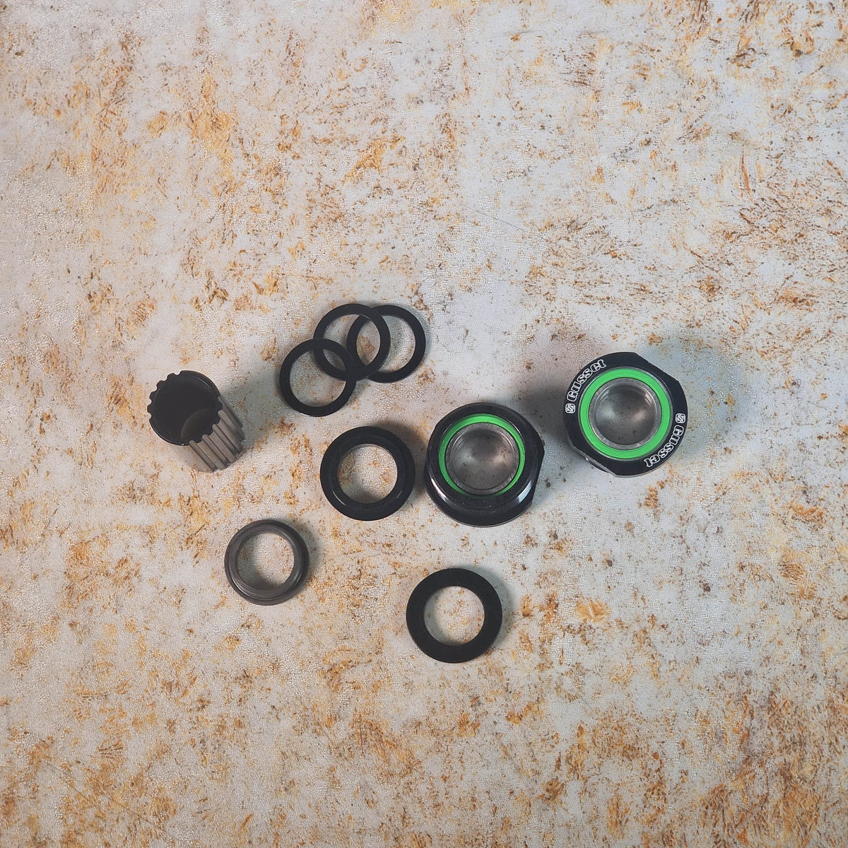 Gusset BMX Racing Black Gusset MXR Sealed Euro Bottom Bracket 19mm