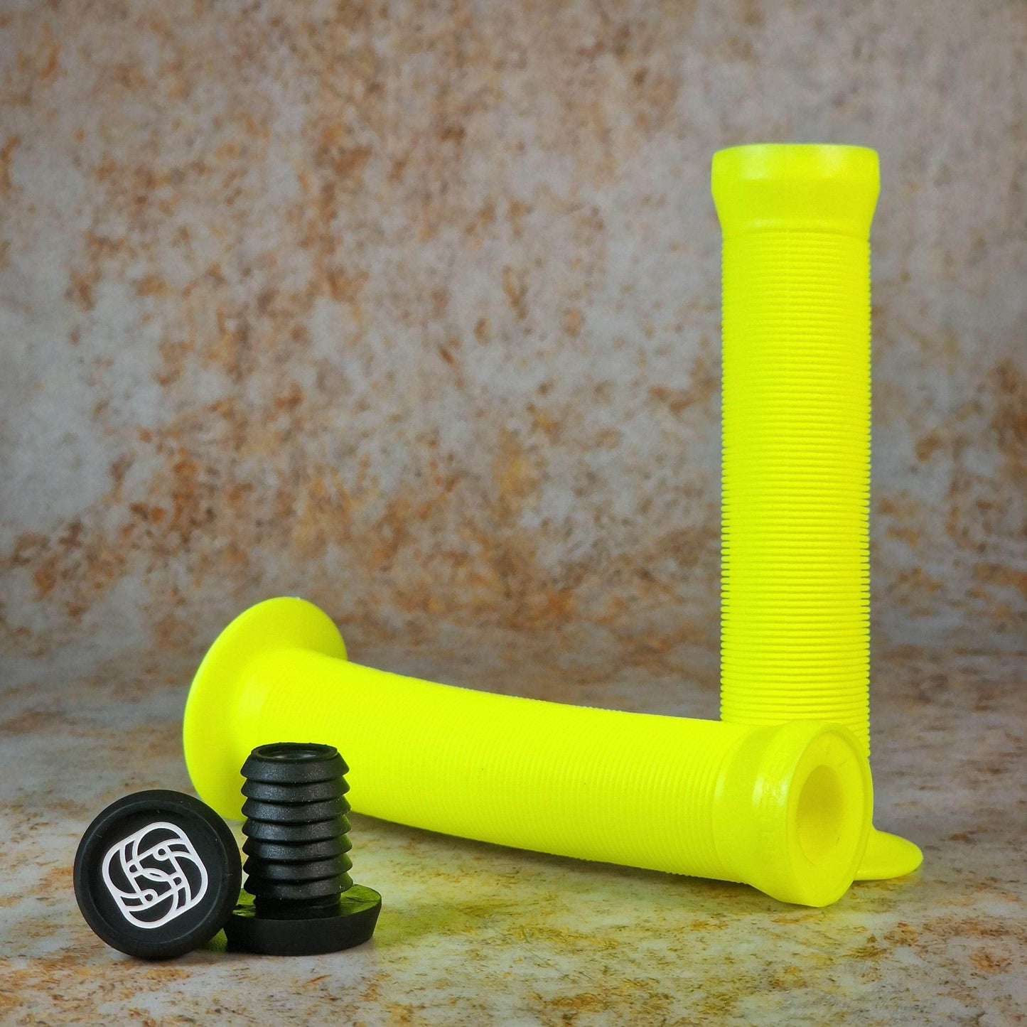 Gusset BMX Parts Neon Yellow Gusset Sleeper Flanged Grips