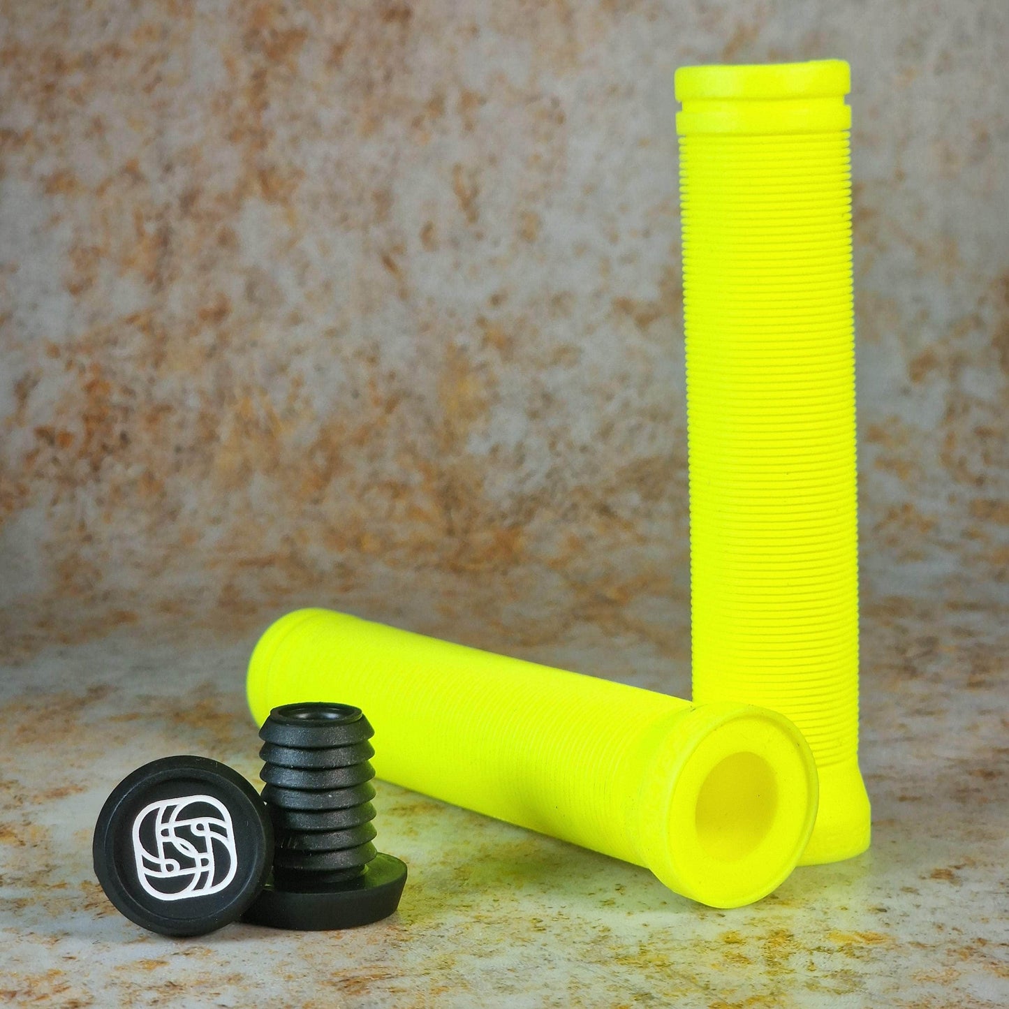 Gusset BMX Parts Neon Yellow Gusset Sleeper Flangeless Grips