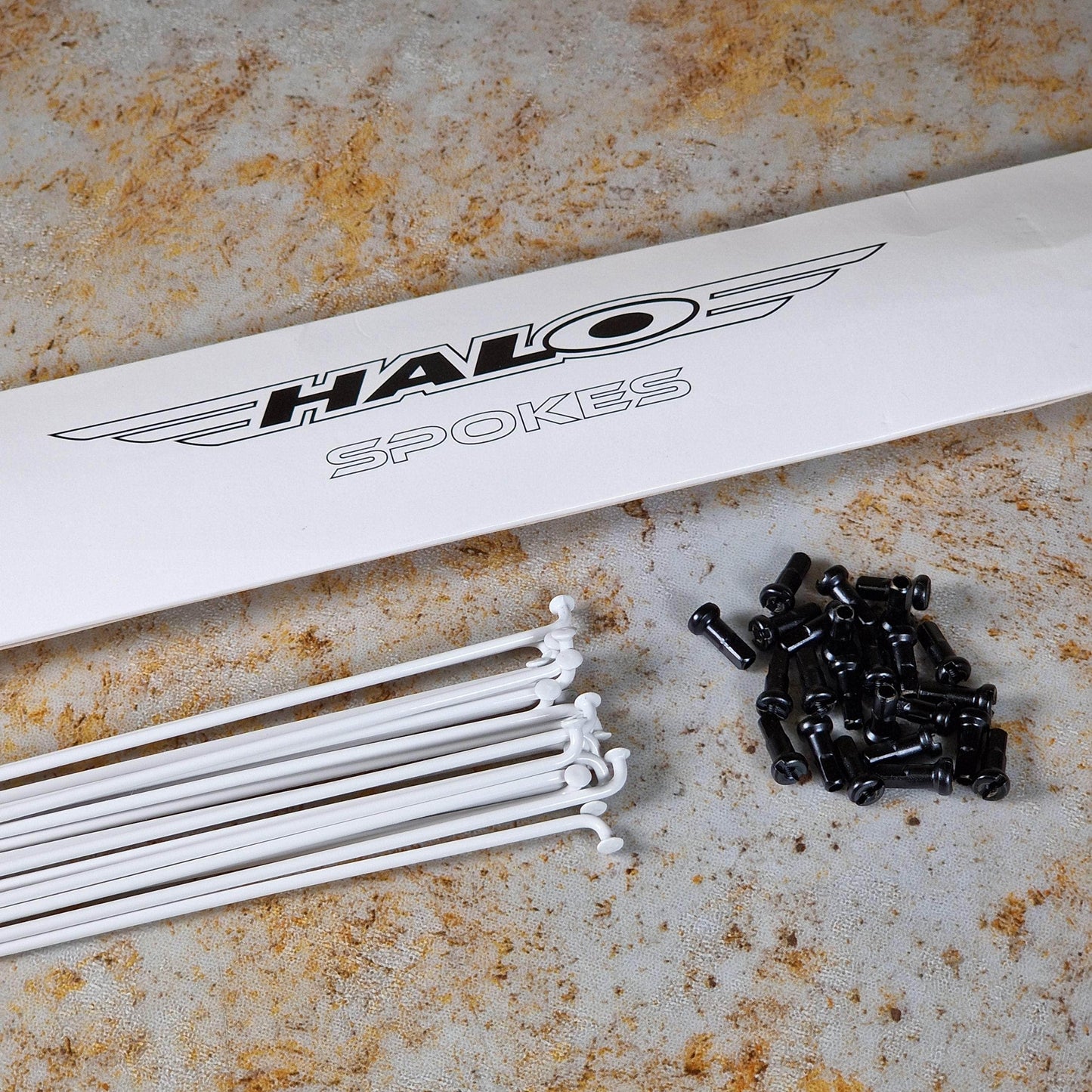 Halo BMX Parts Halo Spokes & Nipples Pack of 20 White