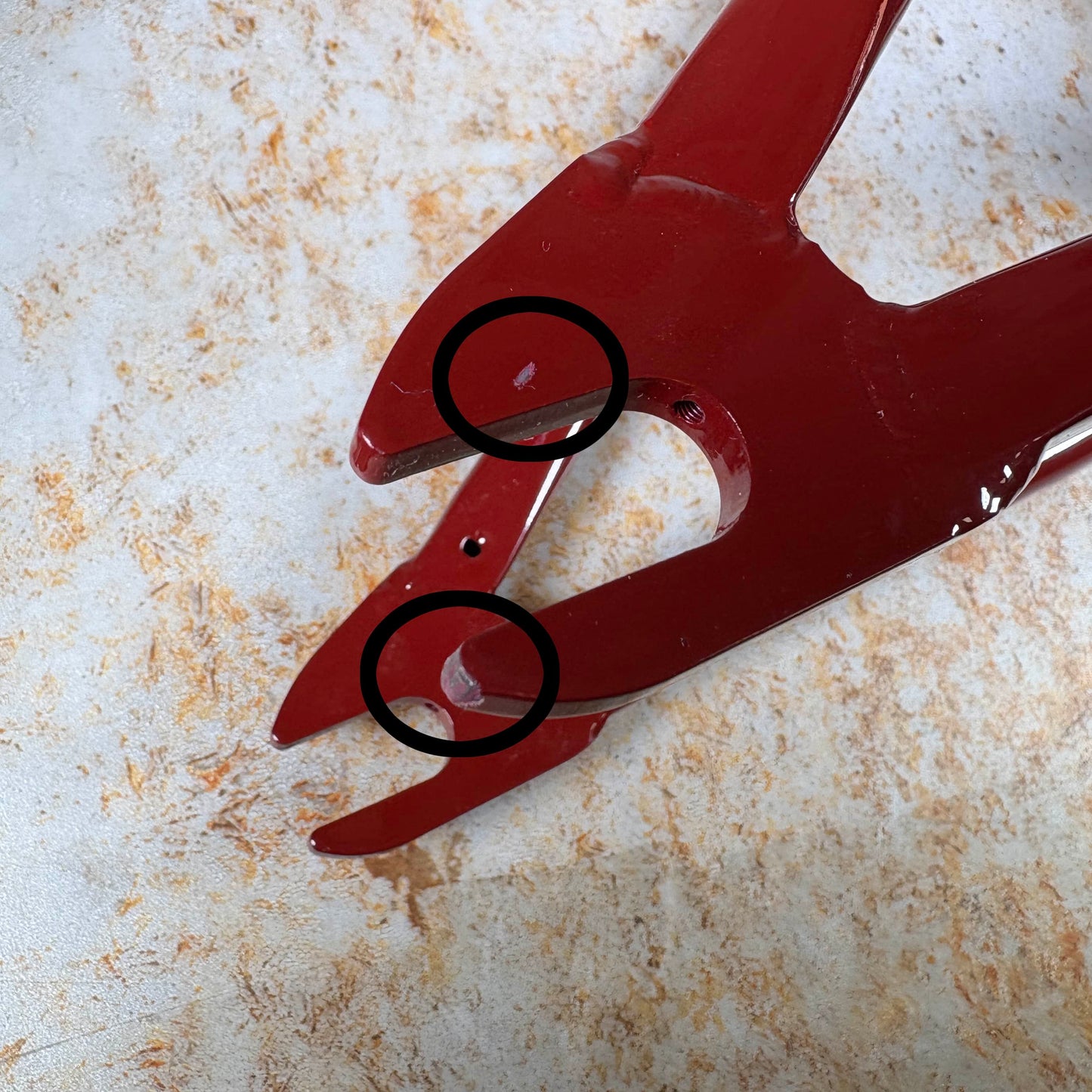 Haro BMX Flatland 21 / Merlot Haro La Bastille V2 Frame Merlot Small Mark