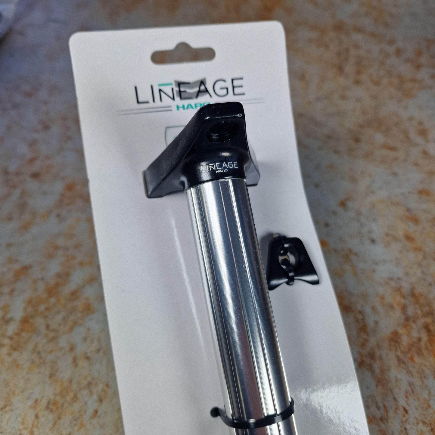 Haro BMX Parts Silver Haro Lineage Tripod Fluted Alloy Seatpost 300mm