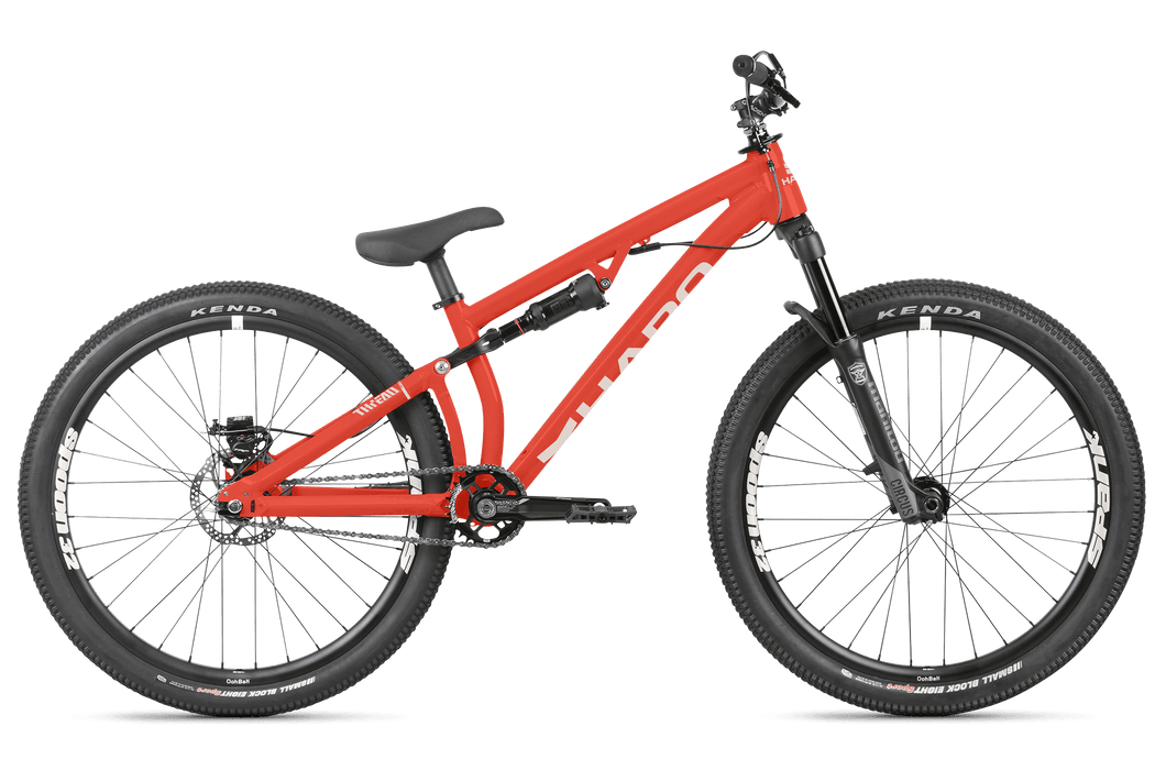Alans BMX Red Haro Thread Slope 26" Full Suspension Dirt Jump Bike Red