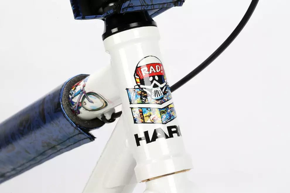 Haro BMX Bikes White Haro x Radical Rick 24 Inch Bike White