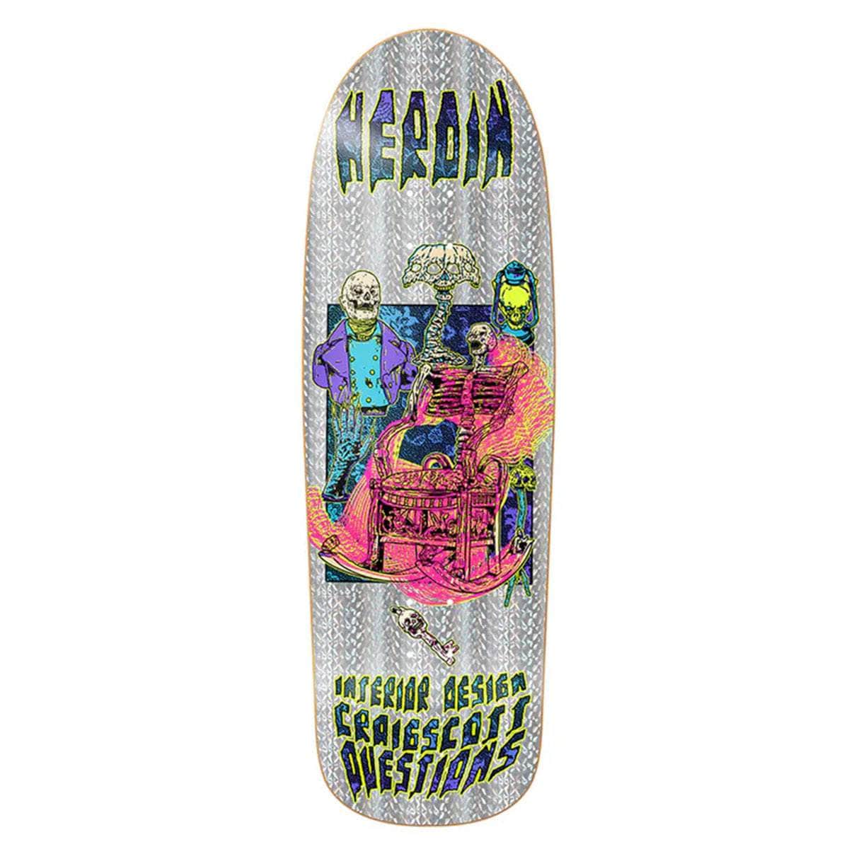 Heroin Skateboards Skateboards 10.0 Heroin Craig Questions Scott Hellscape 10” Skateboard Deck
