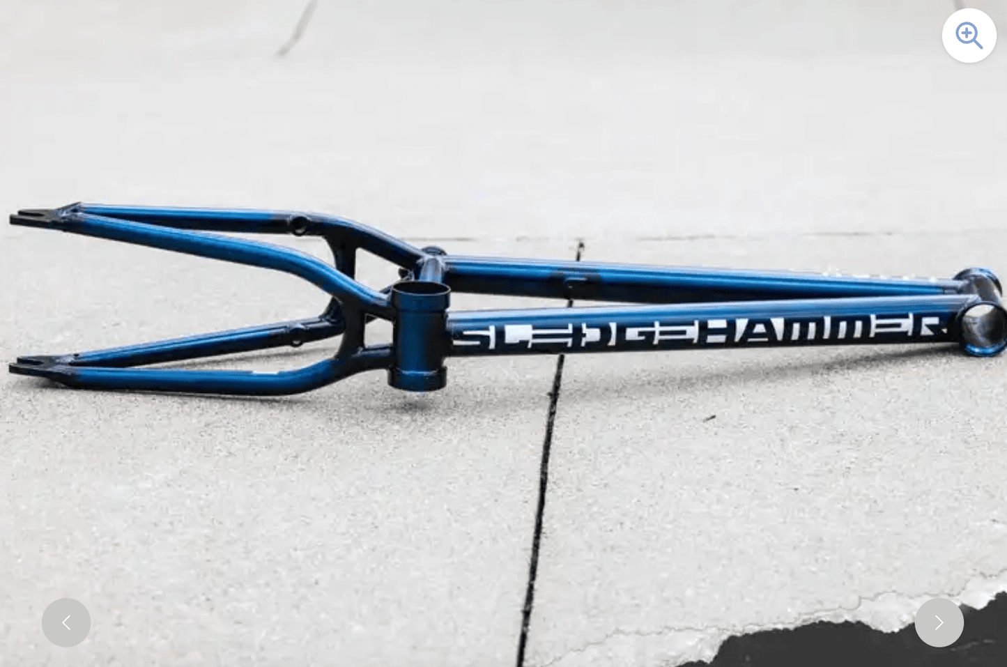 Huffy BMX Parts Huffy Sledgehammer Frame Rico Blue