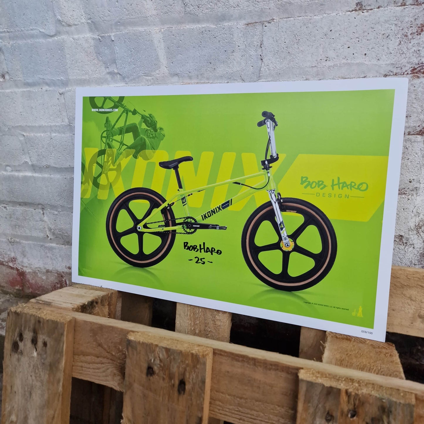 Ikonix BMX Parts IKONIX FS1 Frameset Green / Chrome