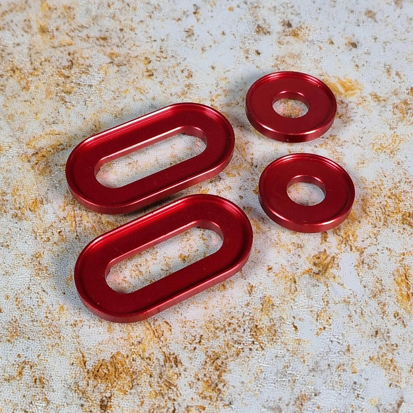 IRONHEAD Old School BMX Red Ironhead Frame Drop Out Savers