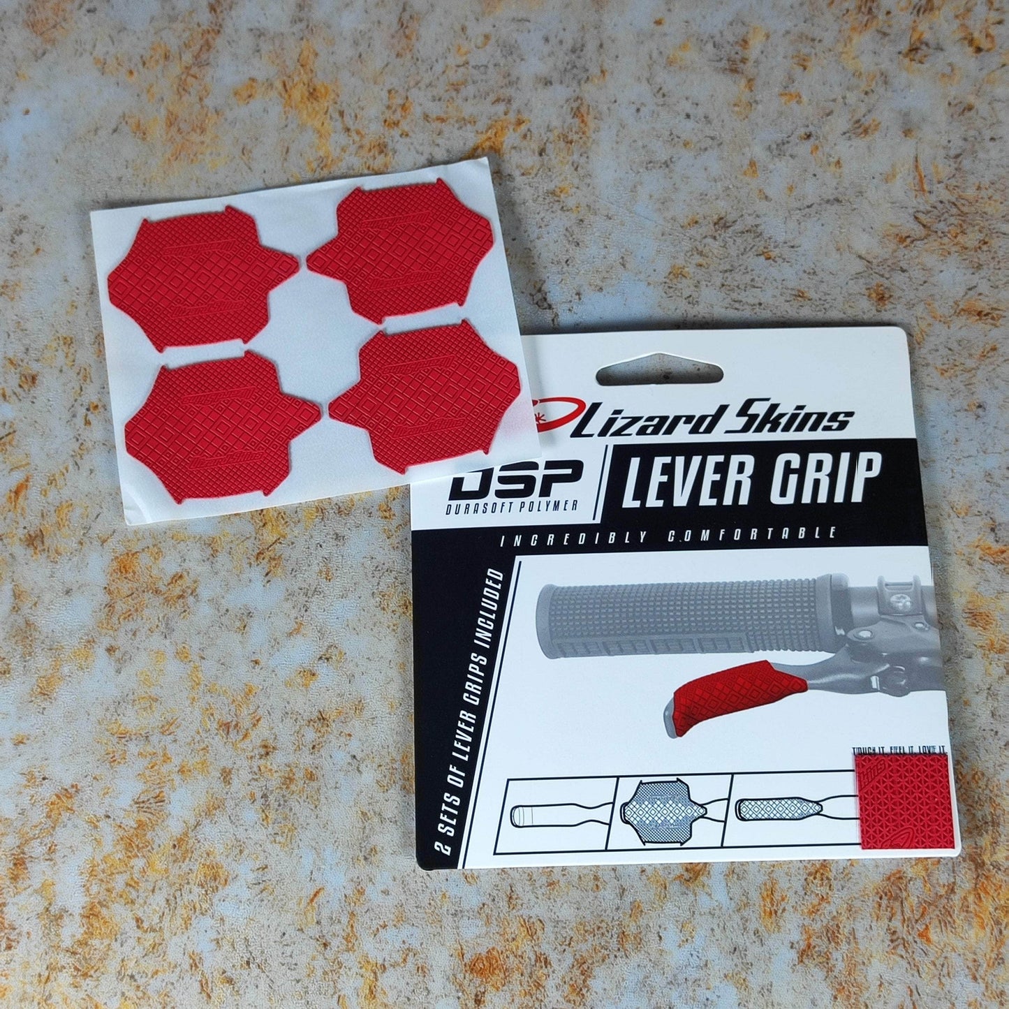 Lizard Skins Red Lizard Skins DSP Lever Grips