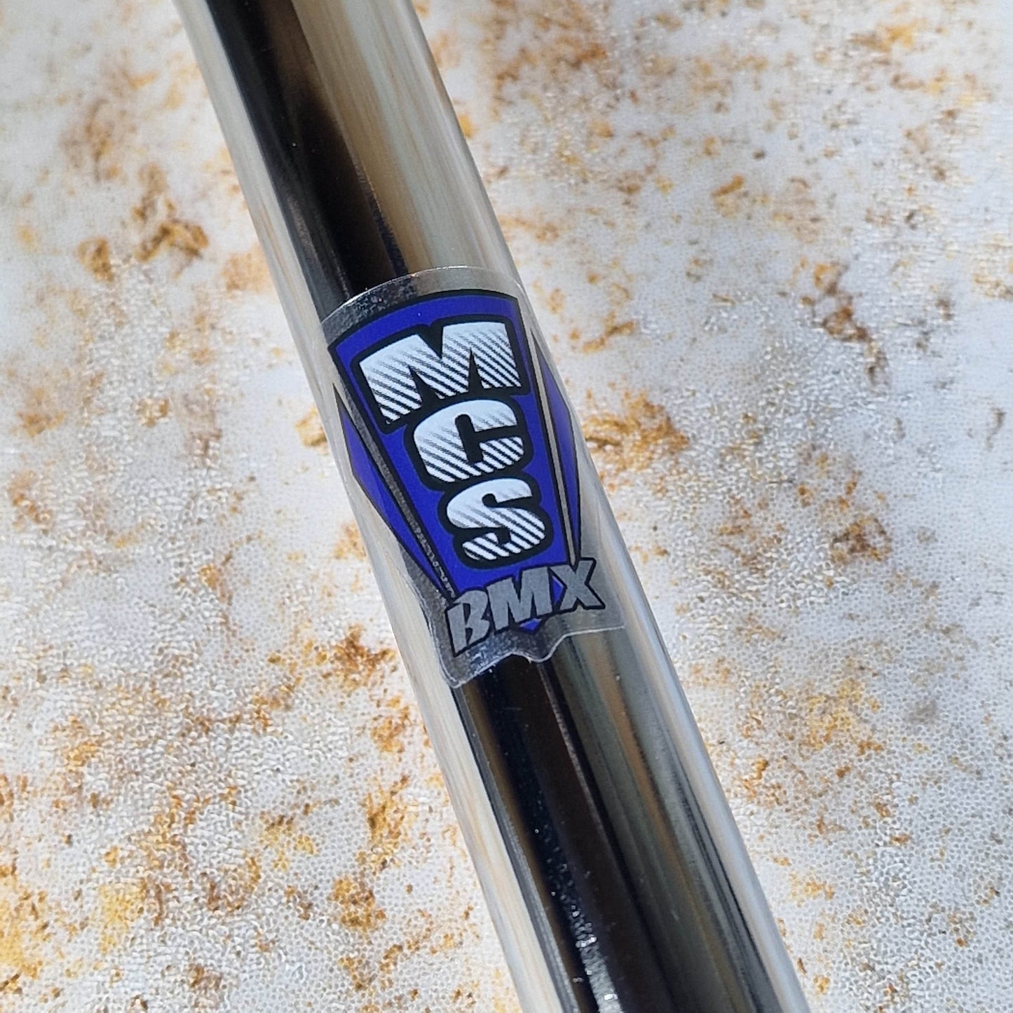 MCS Old School BMX Chrome MCS 13/16" Straight Cro-mo Seatpost