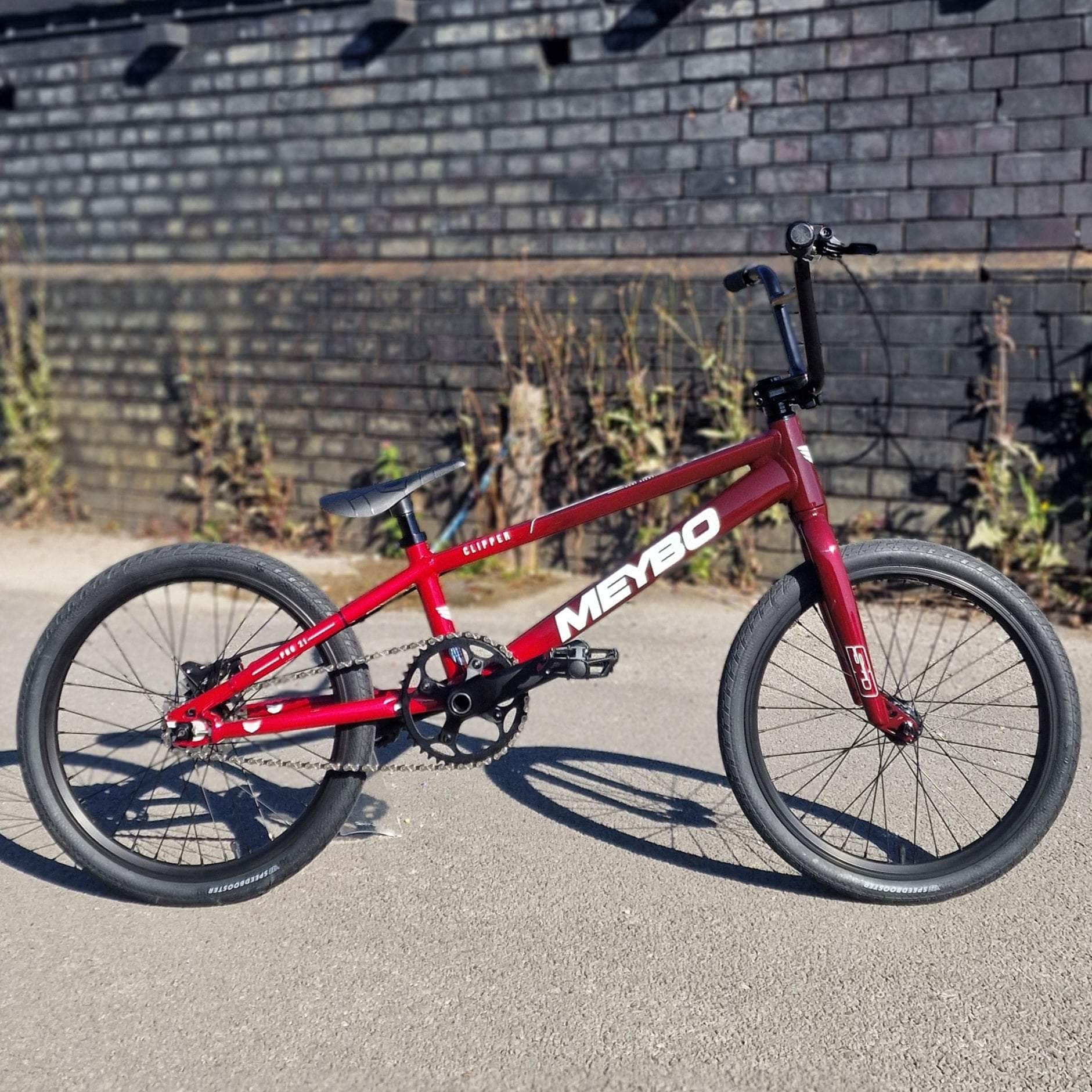 Meybo 2025 Clipper Disc Pro 22 XXL BMX Race Bike Red/Maroon