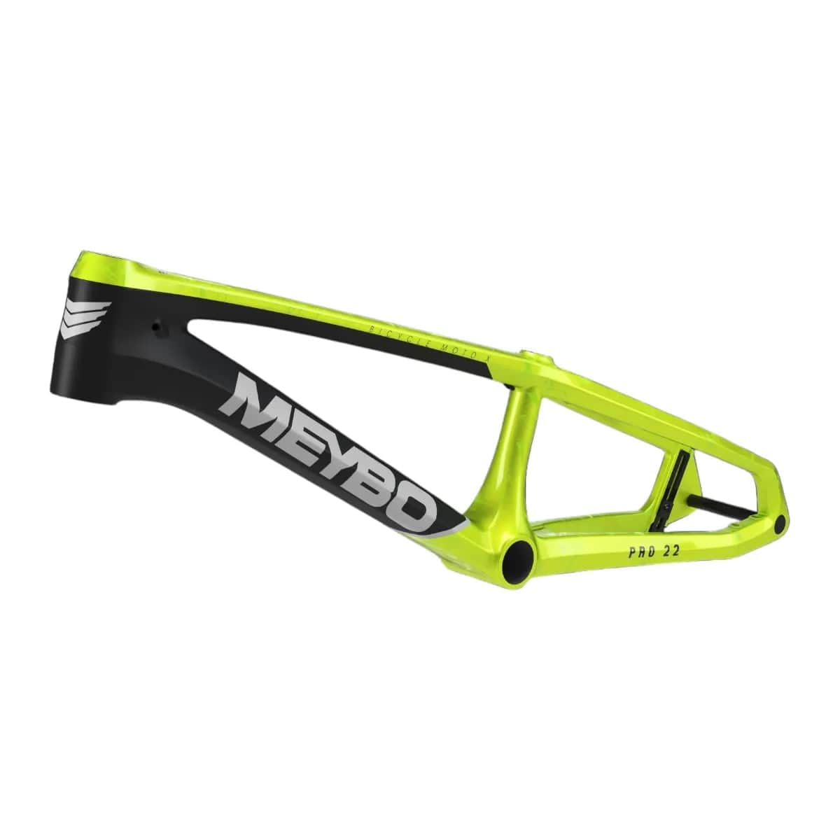 Meybo 2026 HSX Carbon BMX Race Frame Black/Black/Green | Alans BMX